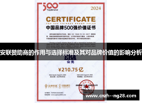 安联赞助商的作用与选择标准及其对品牌价值的影响分析 安联赞助商的作用与选择标准及其对品牌价值的影响分析